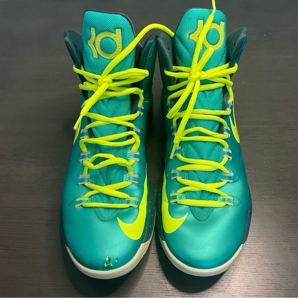 KD-5 Hulk Green Men's Basketball Shoes Nike Zoom Size 12 - Picture 5 of 13